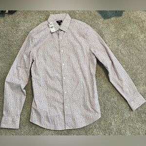 NWT EXPRESS MENS SLIM FIT DRESS SHIRT SZ SMALL